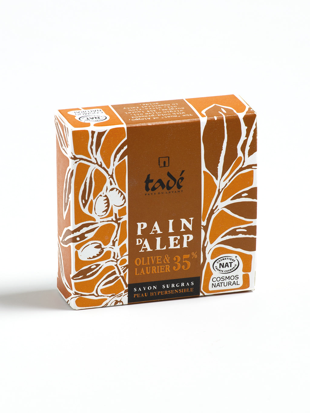 Jabón de Alepo con Aceite de Oliva y 35% Aceite de Laurel - Pieles Secas o Hiper Delicadas