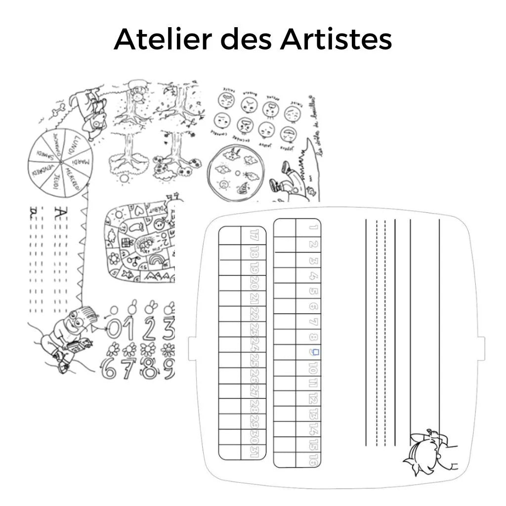 Recargas Reutilizables para Mesita Coloreable