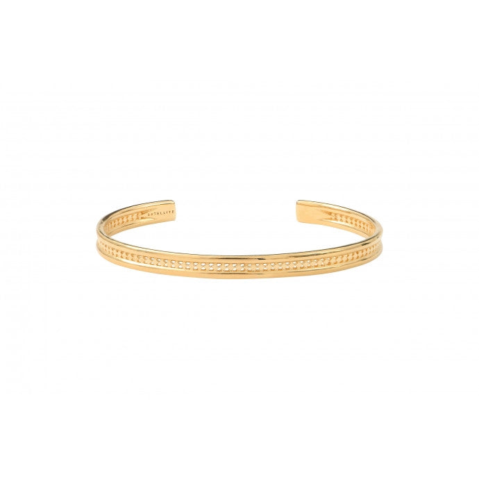Brazalete Fino Noor - Chapado de oro 18K
