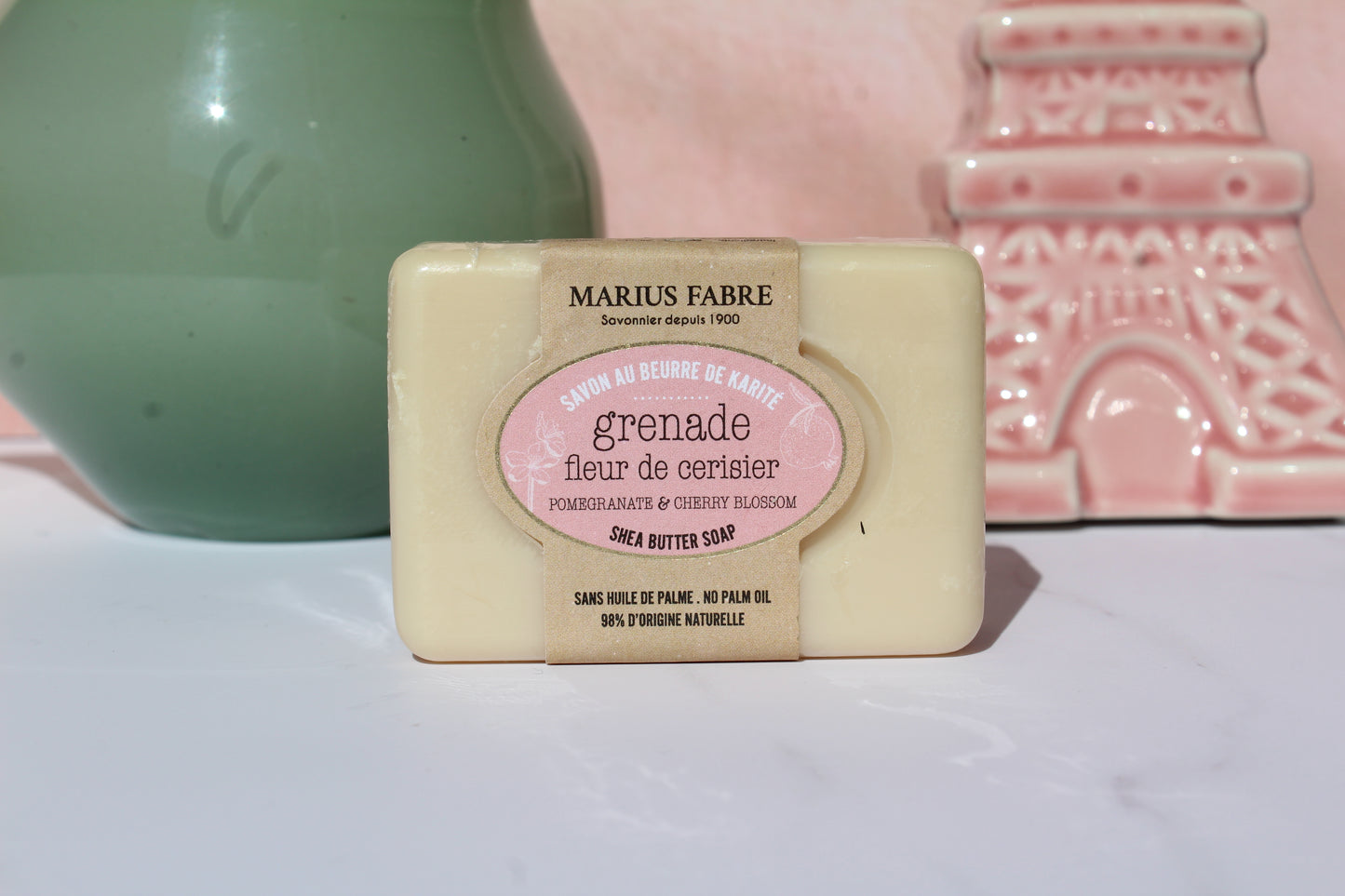 Jabón de Karité con Granada y Cereza 100 g - Marius Fabre