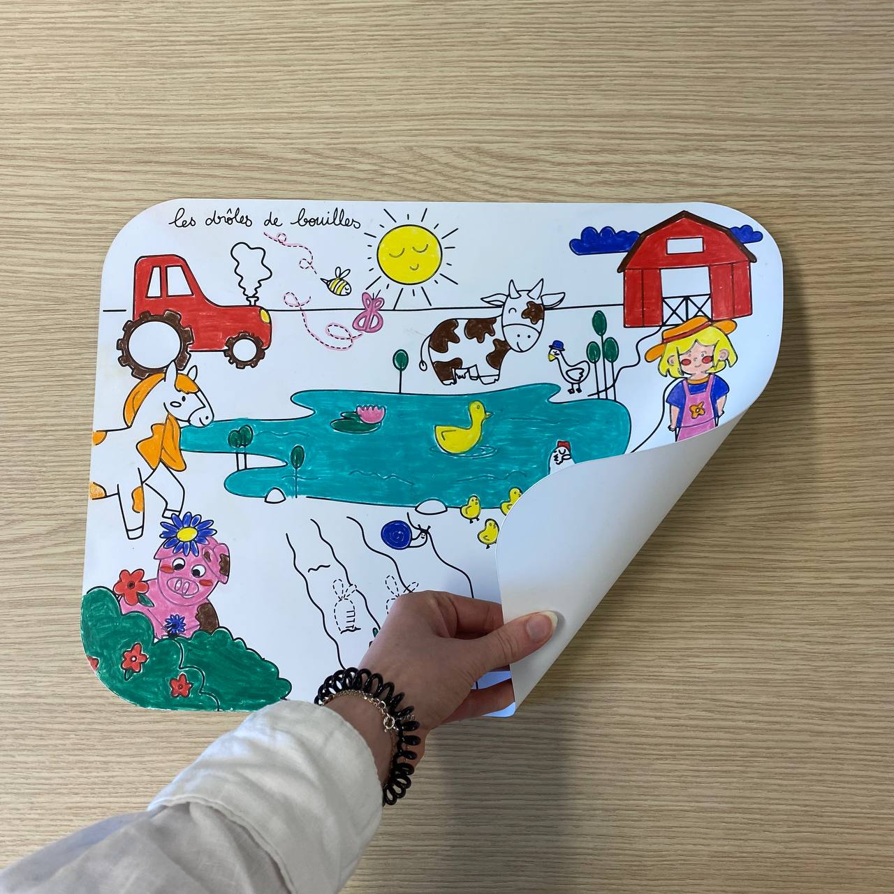 Mantelitos para Colorear Reutilizables - Método Montessori