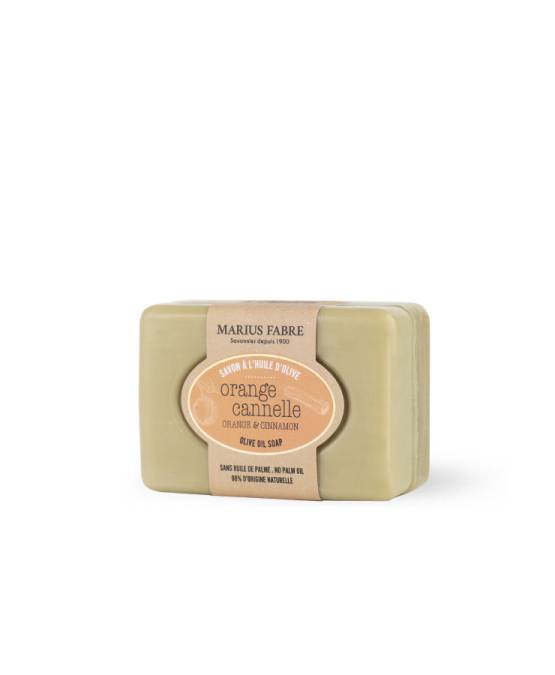 Jabón de Aceite de Oliva, Naranja y Canela 100 g - Marius Fabre