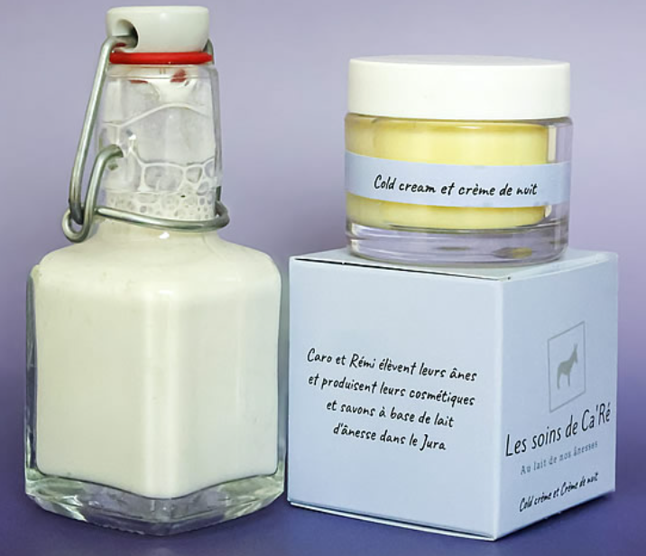 Crema Nutritiva y Reparadora de Noche o contra el Frío con 33% de Leche de Burra