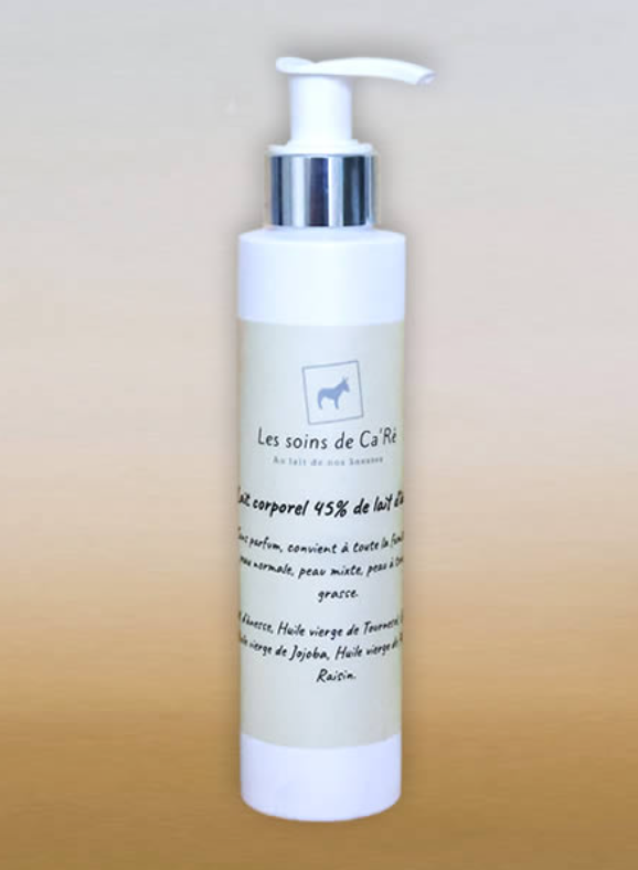 Crema Corporal con 45% de Leche de Burra Orgánica