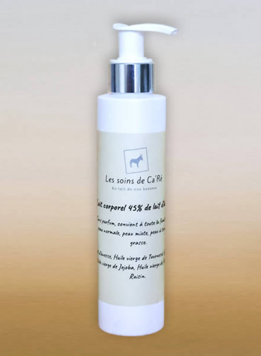 Crema Corporal con 45% de Leche de Burra Orgánica