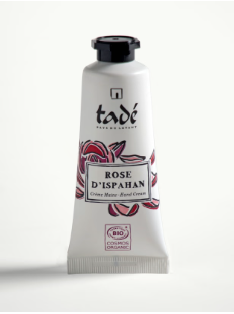 Crema para Manos Orgánica con Aceite de Oliva, Karité y Perfume de Rosa de Damasco