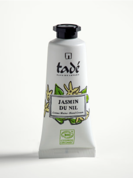 Crema para Manos Orgánica con Aceite de Oliva, Karité y Perfume de Jazmín del Nilo