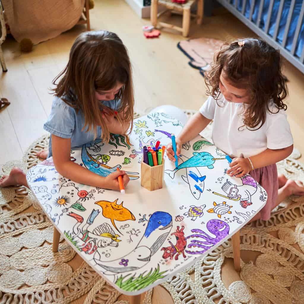 Mesita para Colorear Reutilizable - Método Montessori