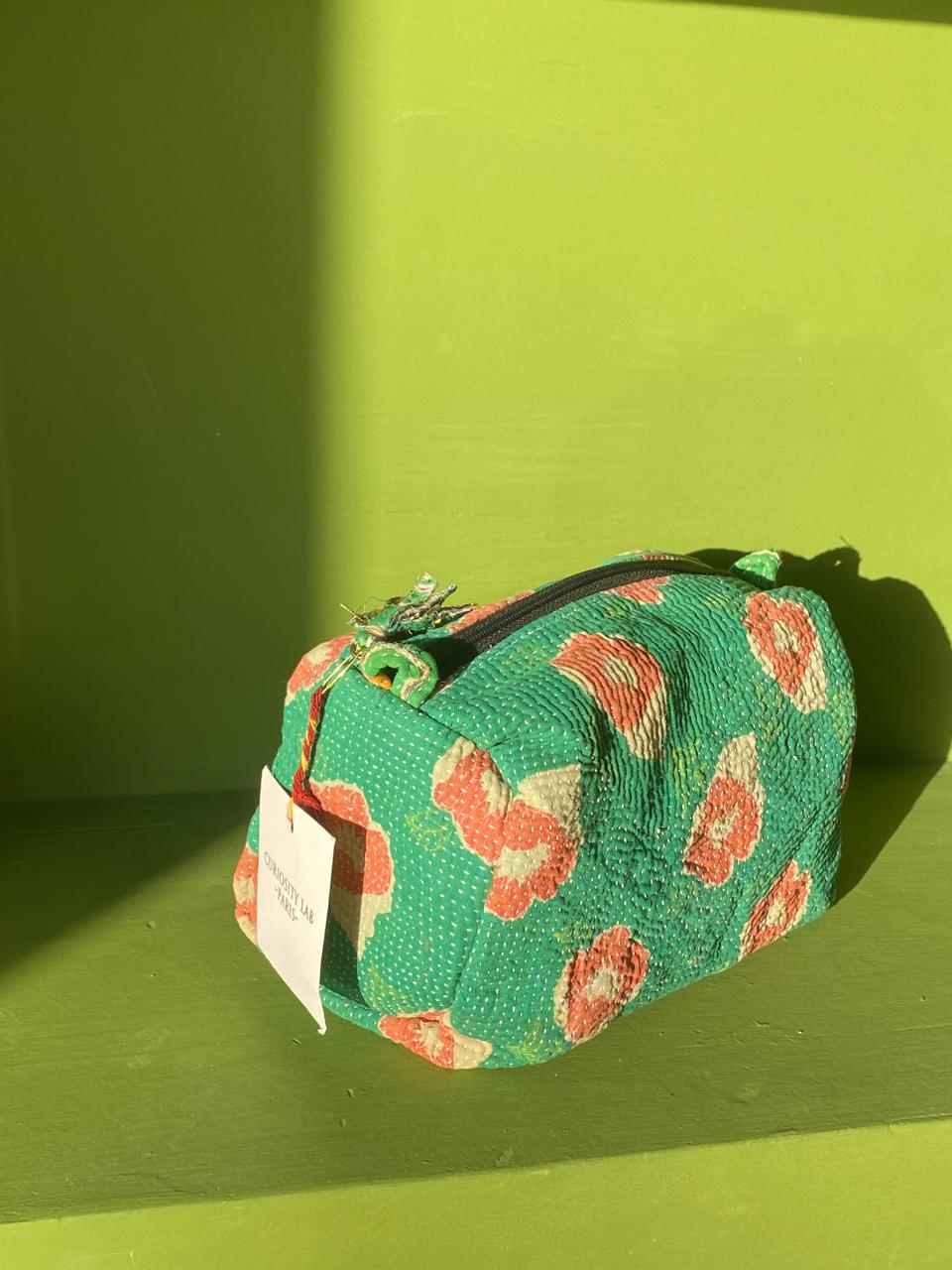 Cosmetiquera Artesanal 100% Algodón - Curiosity Lab Paris